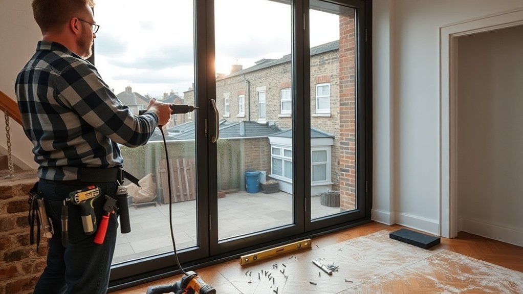 Aluminium Door Installation Archway