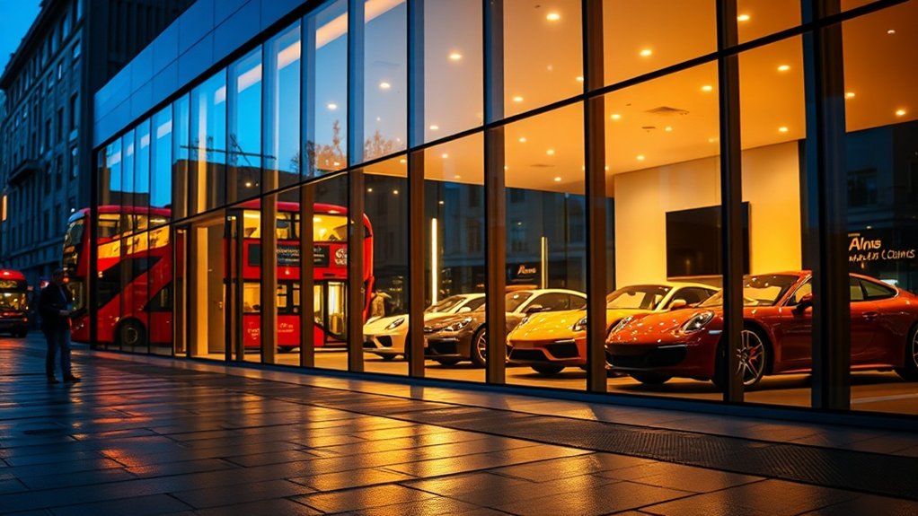 Car Showroom Glazing Archway