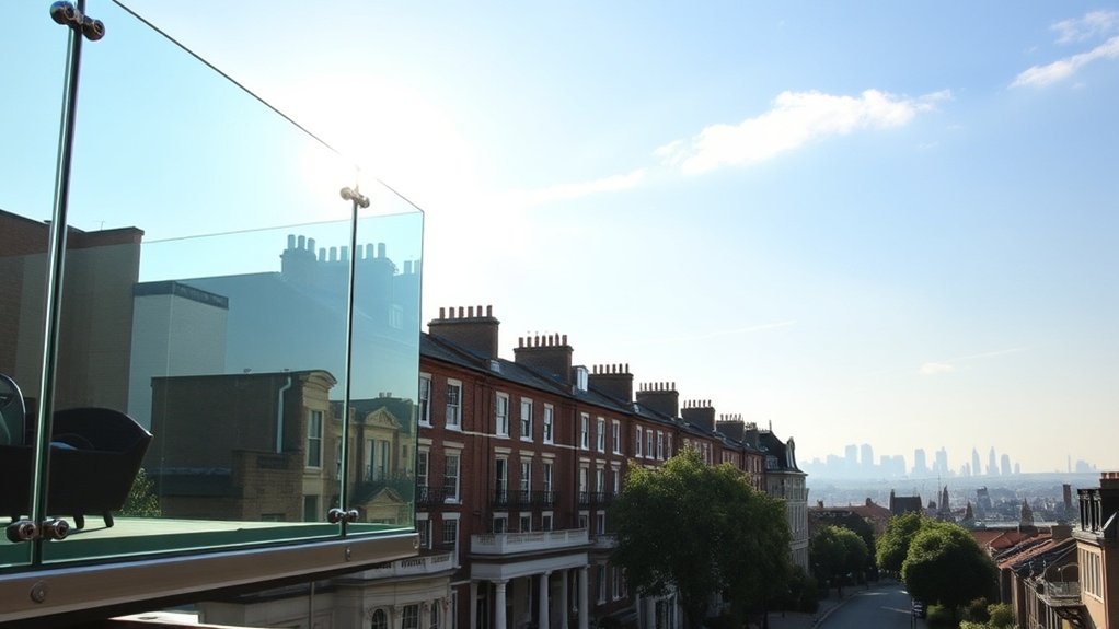 Glass Balustrades & Balconies Archway