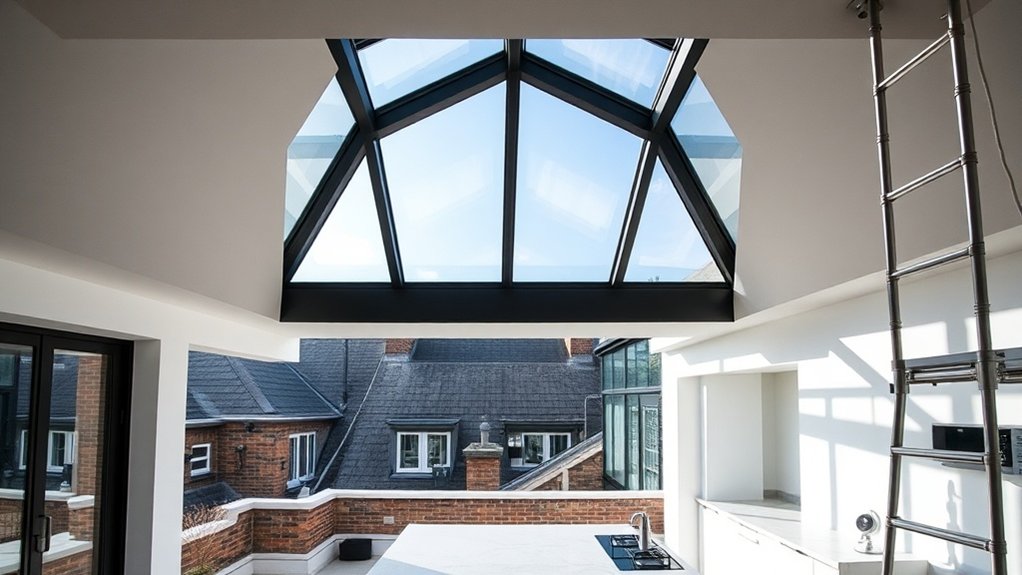 Roof Lantern Installation Archway