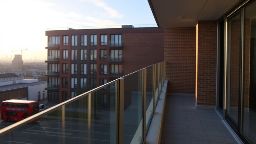 Semi-Frameless Balustrades Archway