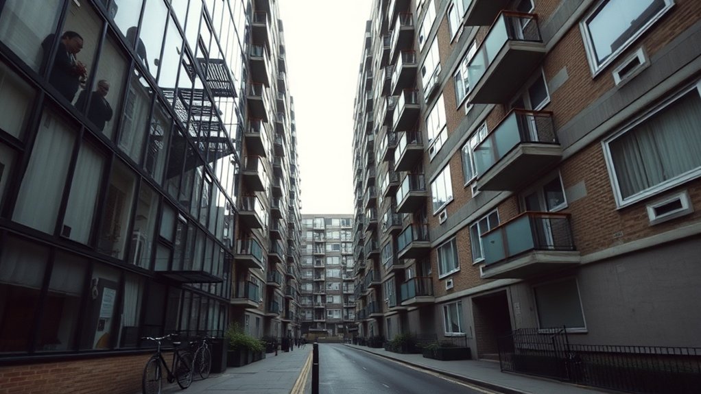 Social Housing Glazing Archway