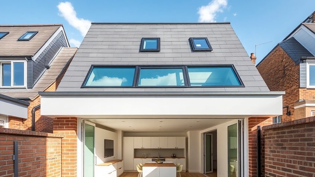 Solid Roof Glazing Archway