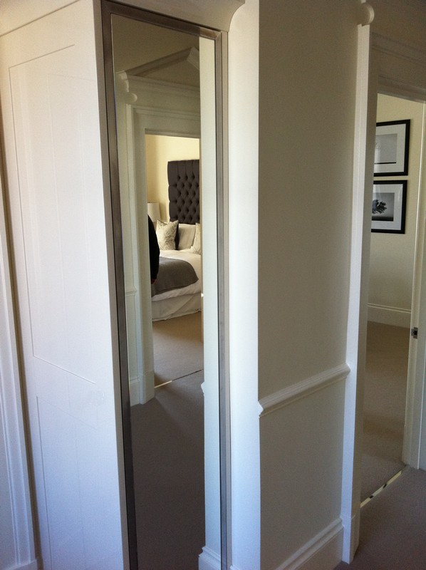 Full-length wardrobe mirror fitted in Archway home