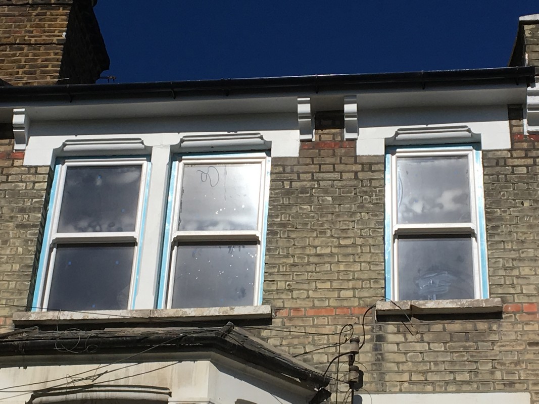 New uPVC sash windows fitted on Victorian terrace in Archway